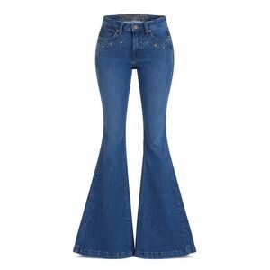 Wrangler-Retro, Western, Embellished, Super Flare/Bell Bottom, Jean. Sz-2/25x34